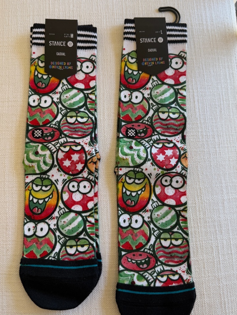 STANCE CHRISTMAS SOCKS SIZE L